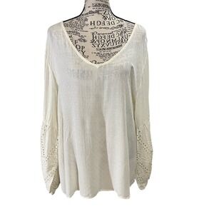 Maurices Ivory Textured Knit Top